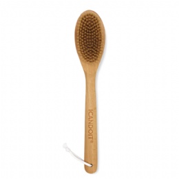 Long Bent Handle Dry massage Body Brush（SPA Brush For sensitive skin YBB005