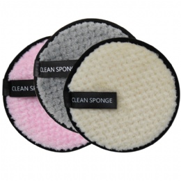 Reusable Makeup Remover Pads, Round Makeup Remover Pads for Heavy Makeup & Masks - Microfiber Makeup