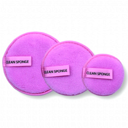 Reusable Makeup Remover Pads, Round Makeup Remover Pads for Heavy Makeup & Masks - Microfiber Makeup